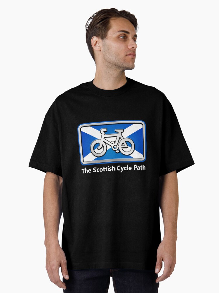 The Scottish Cycle Path Oversized T-Shirt