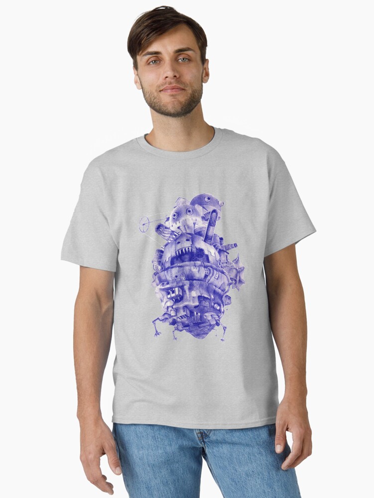 Howl's Moving Castle in Blue Classic T-Shirt