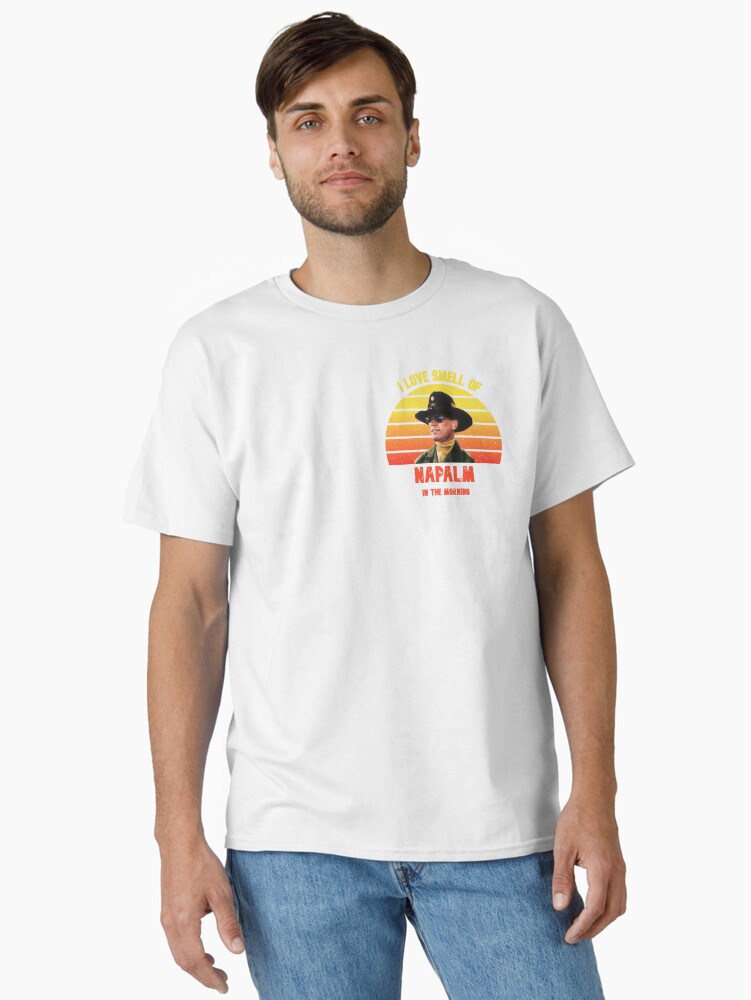 Apocalypse Now - I Love Smell of Napalm Design Classic T-Shirt