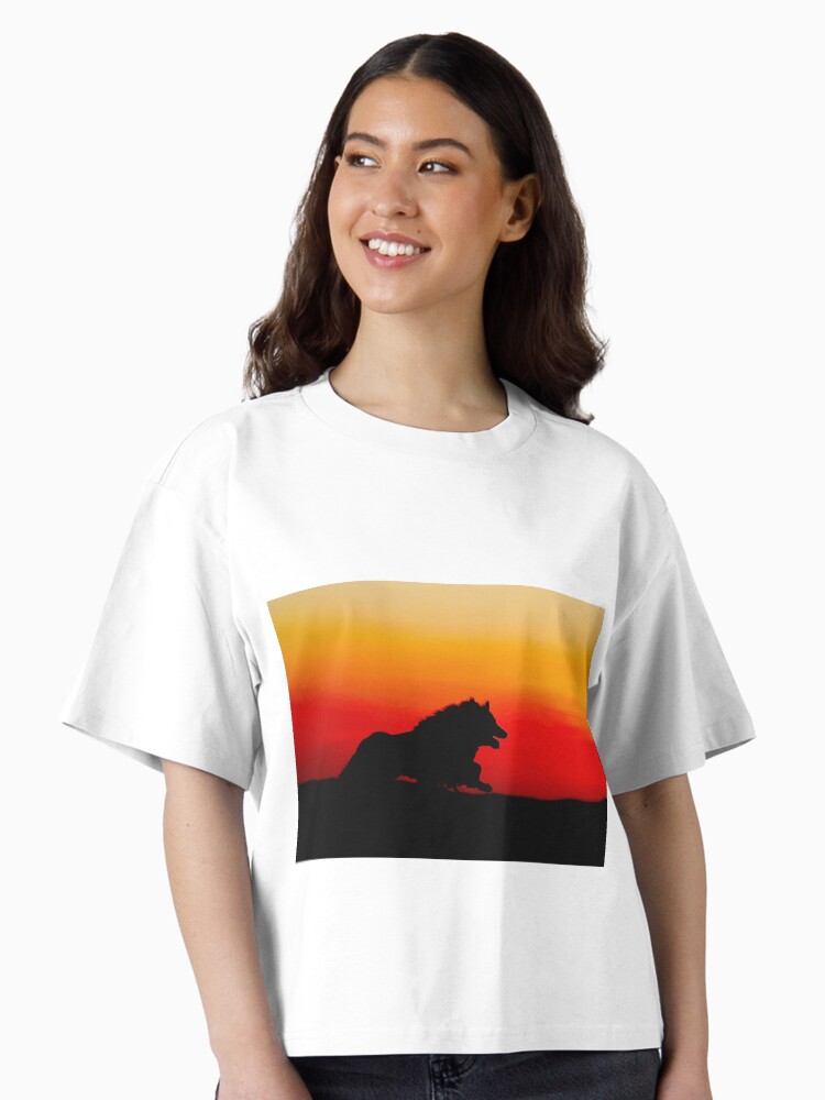 Beautiful Sunset Dog Boxy T-Shirt
