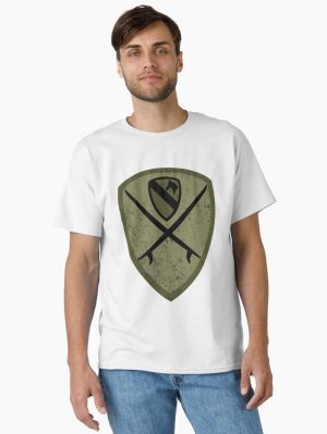 Air Cavalry Surf Logo   Classic T-Shirt