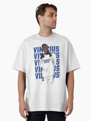 Vinicius Junior - Illustration Oversized T-Shirt