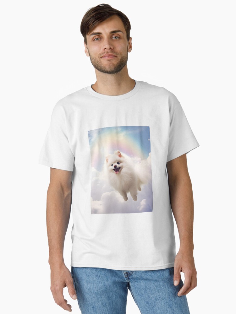 Pomeranian in heaven Classic T-Shirt