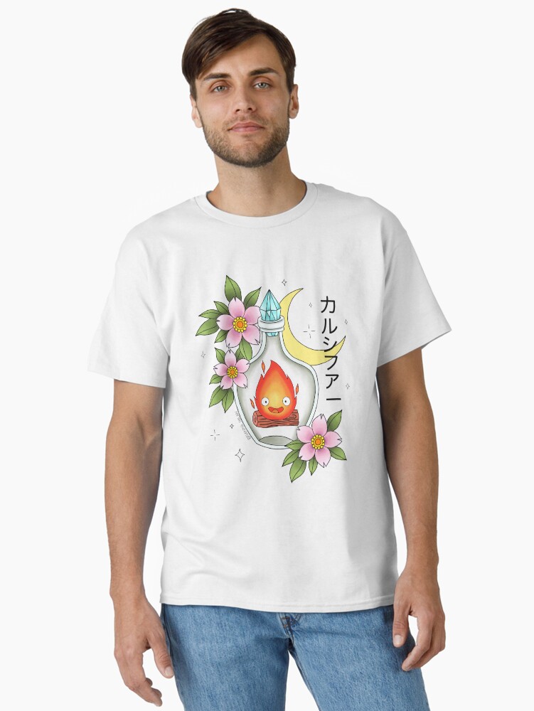 Calcifer in Vial Howl's Moving Castle Classic T-Shirt