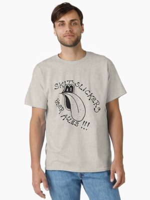 Skitslickers skit slickers uber alles scandi d beat rolling stones tribute Classic T-Shirt