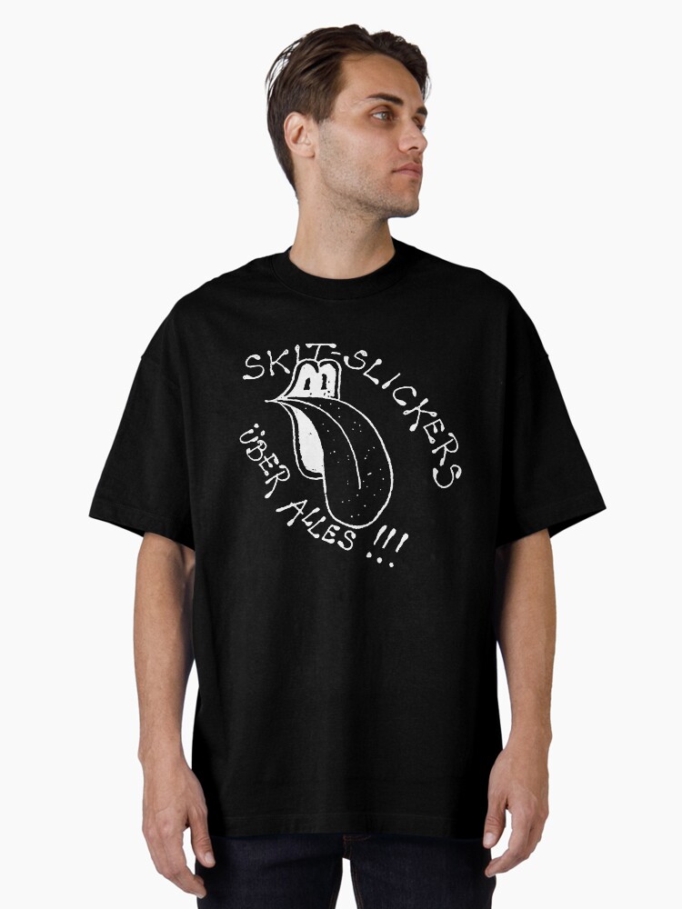 Skitslickers skit slickers uber alles scandi d beat rolling stones tribute Oversized T-Shirt