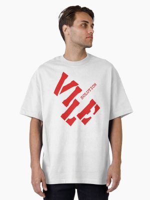 VILE ushc solution punk hardcore Oversized T-Shirt