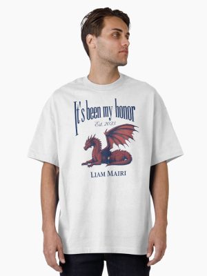 Liam Mairi Its been my honor Fourth Wing Vintage  Oversized T-Shirt