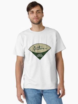 Distressed version: Vintage Surf logo Santa Barbara Surf Shop California us Military olive green Harry Bosch Bill Kilgore Apocalypse  Classic T-Shirt