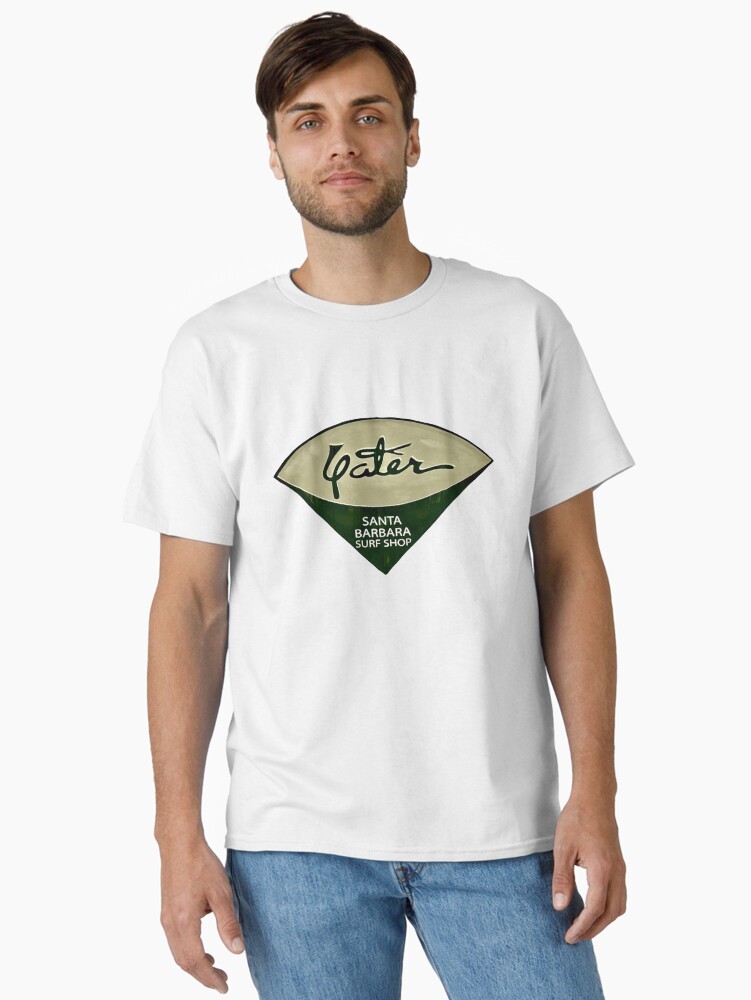 Distressed version: Vintage Surf logo Santa Barbara Surf Shop California us Military olive green Harry Bosch Bill Kilgore Apocalypse Classic T-Shirt