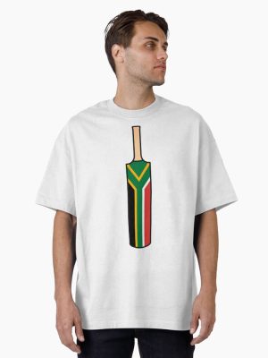 Protea Power: South Africa Cricket Tribute Oversized T-Shirt