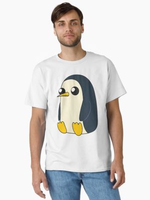 Adventuretime  Gunter Sitting And Looking Stoic But Cute Classic T-Shirt