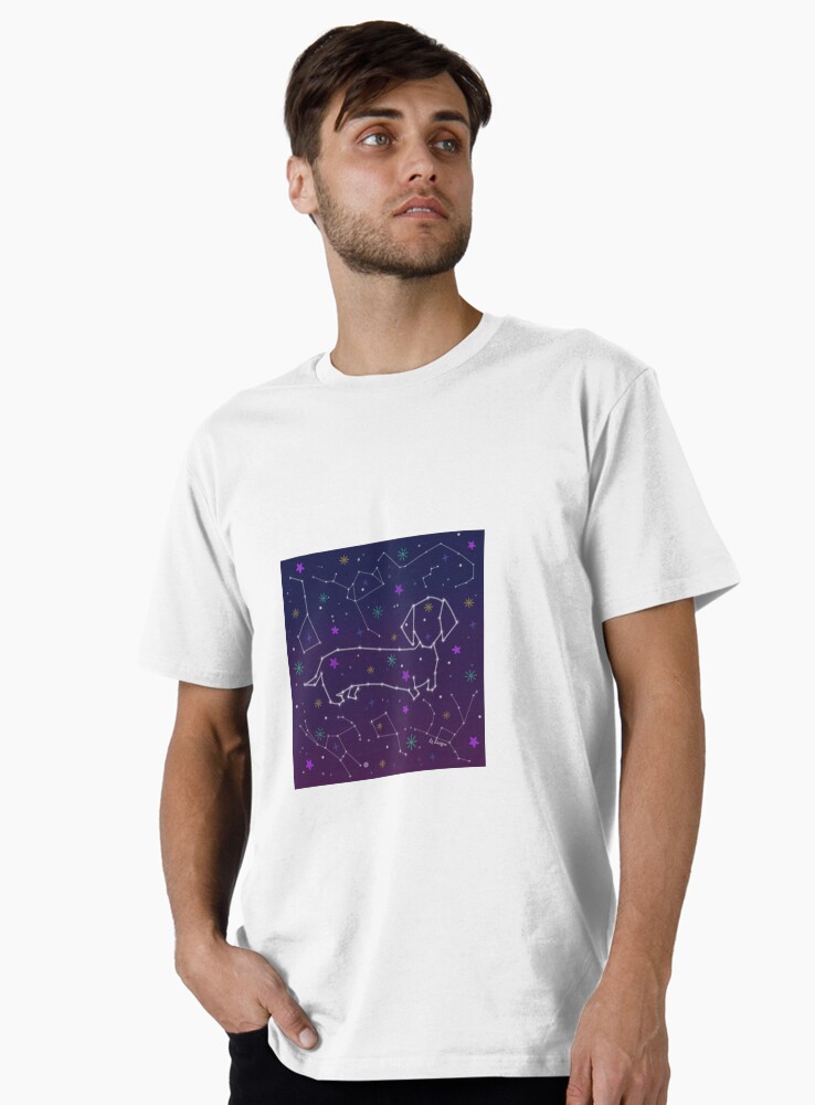 Sausage dog constellation Premium T-Shirt