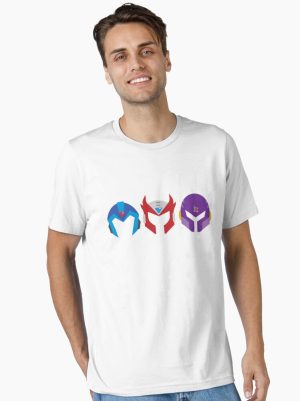 Mega Man X Helemt Trio Essential T-Shirt