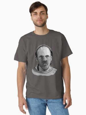 Hannibal Lecter from Silence of the Lambs / BW version Classic T-Shirt