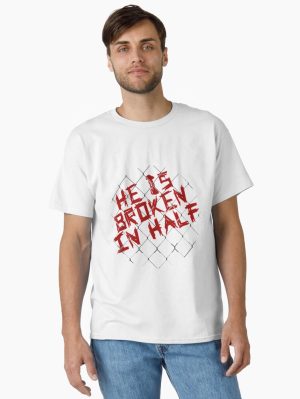 He is broken in half Classic T-Shirt