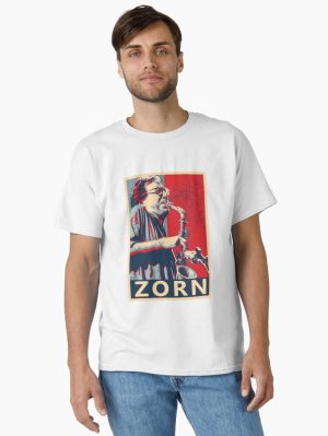 John Zorn Hope Poster - Greatest musicians in jazz history  Classic T-Shirt