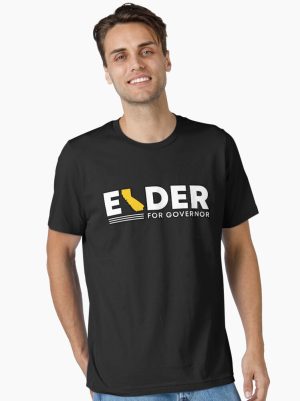 LARRY ELDER FOR GOVERNOR OF CALIFORNIA SHIRT AND STICKER, RECALL GAVIN NEWSOM Essential T-Shirt