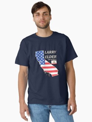 LARRY ELDER FOR CALIFORNIA GOVERNOR STICKER AND SHIRT  Classic T-Shirt