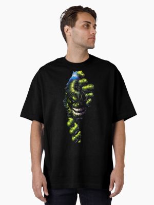 Angry monster design Oversized T-Shirt