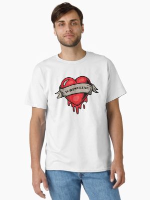 Heart bleeds for wrestling  Classic T-Shirt