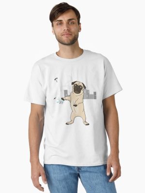 Attack of the Massive Pug!!!     Classic T-Shirt