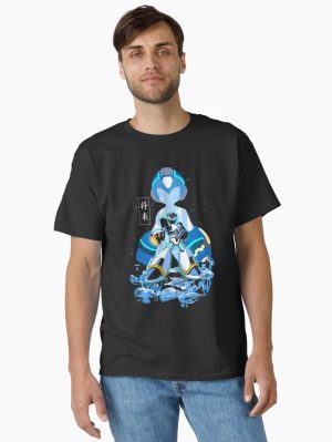 Meg4man Blue Robot Hero Classic T-Shirt