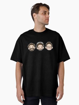 AJR white outline Oversized T-Shirt