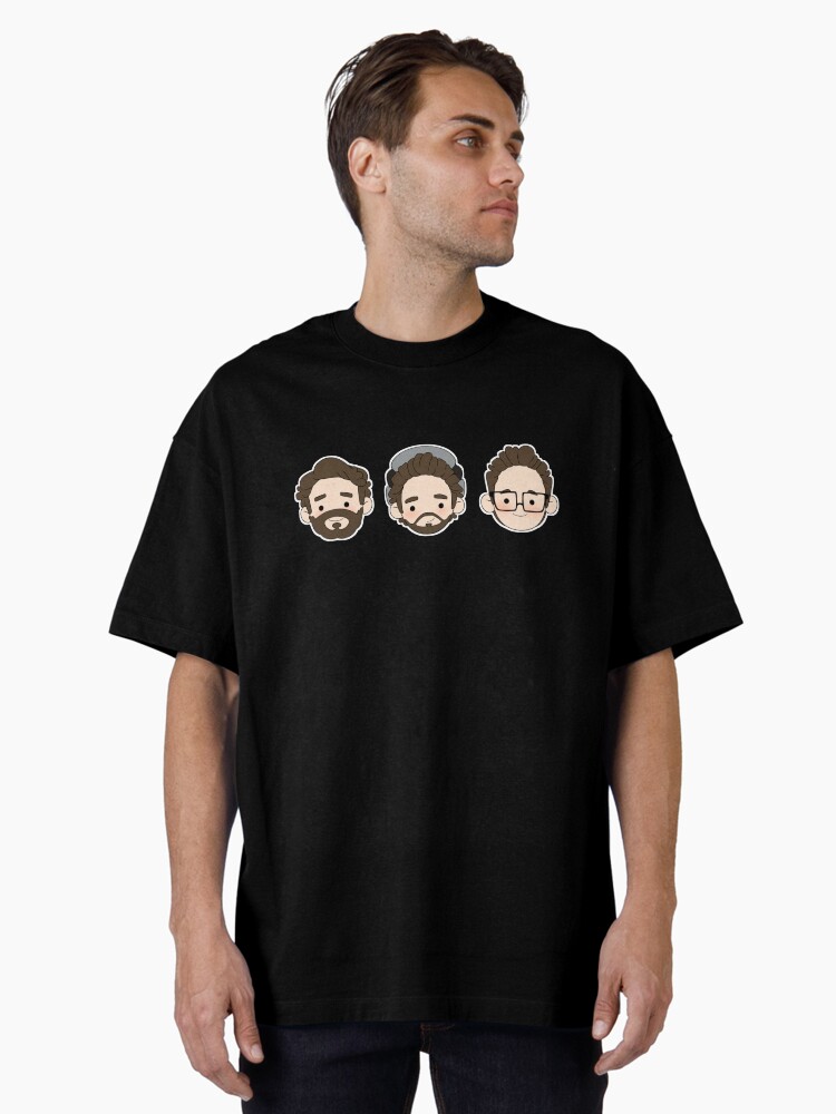AJR white outline Oversized T-Shirt