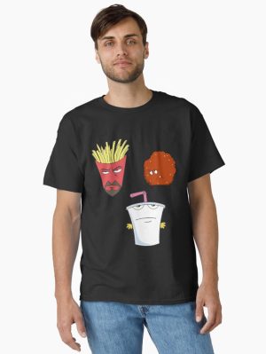 Aqua Teen Hunger Force Frylock, Meatwad, Master shake character decal print Classic T-Shirt