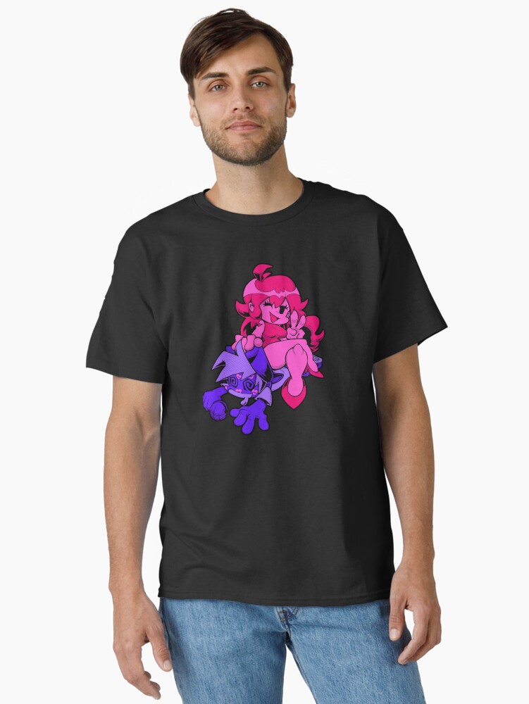 Friday Night Funkin (FNF) Boyfriend X Girlfriend Kickstarter T-Shirt & Sticker Classic T-Shirt
