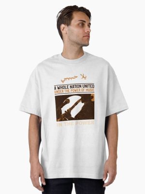 Yala habibi music power Oversized T-Shirt