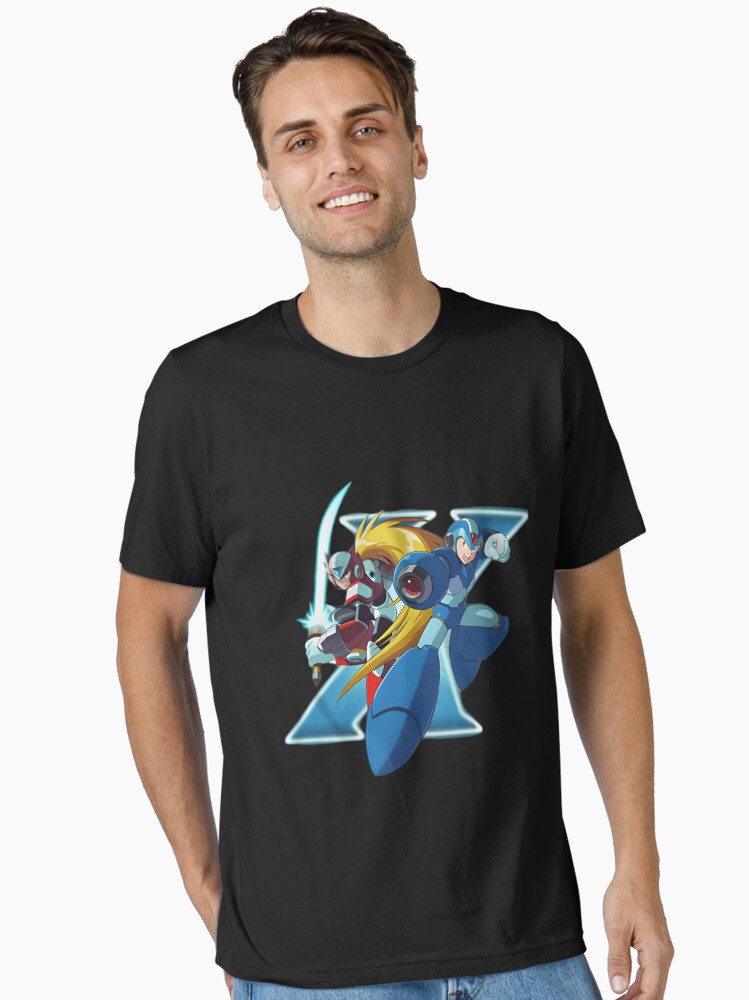 Character Retro Robot Blue 90s Game Funny Vintage Essential T-Shirt