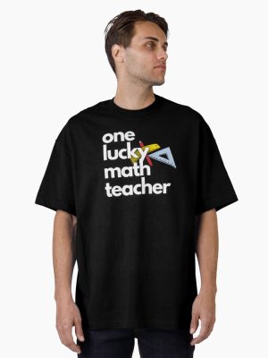 One Lucky Match Teacher  Premium   Oversized T-Shirt