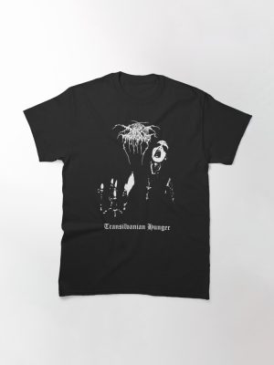 Darkthronee Transilvaniann Hungerr  Black Metal Classic T-Shirt