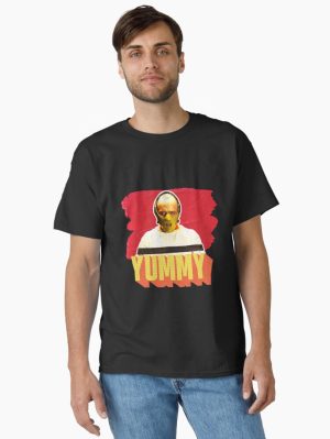 YUMMY Hannibal Lecter Art | Silence of the Lambs Horror Humor Classic T-Shirt