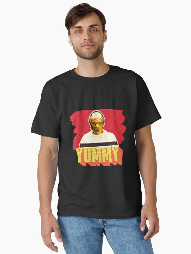 YUMMY Hannibal Lecter Art | Silence of the Lambs Horror Humor Classic T-Shirt