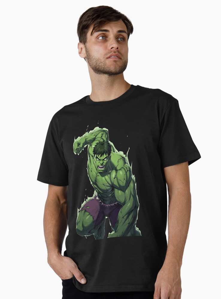 Green Beast Smash anime style Premium T-Shirt