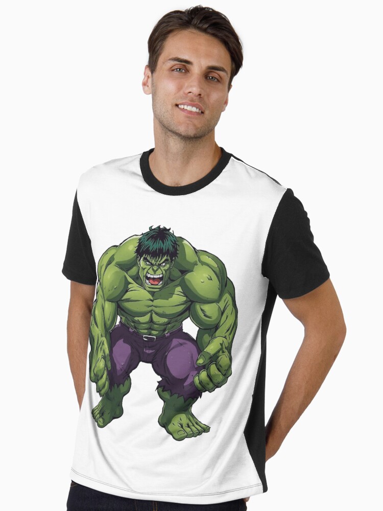 The incredible hulk anime style Graphic T-Shirt