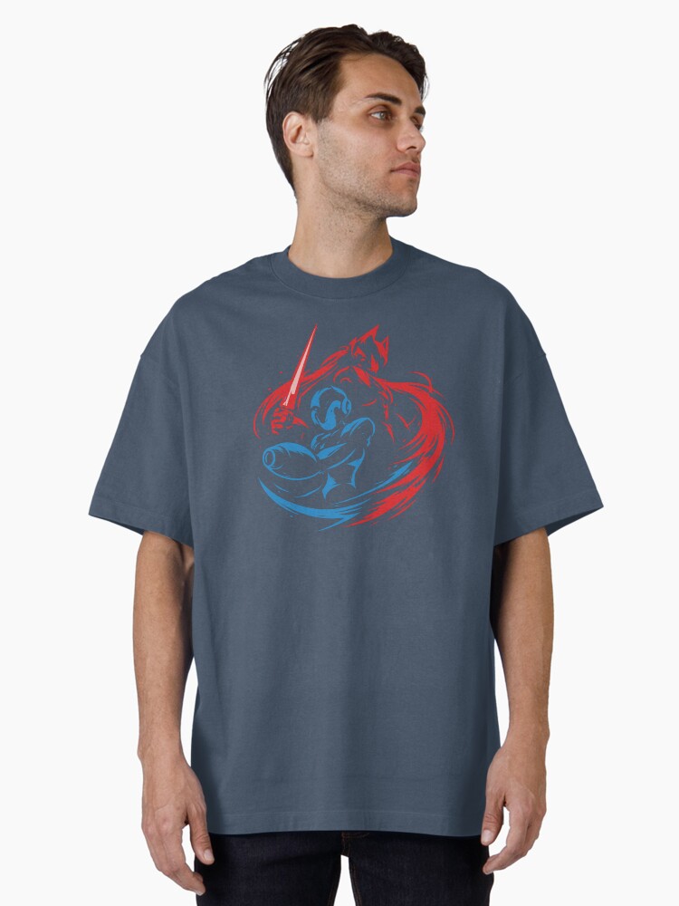 MegaMan X and Zero style Oversized T-Shirt