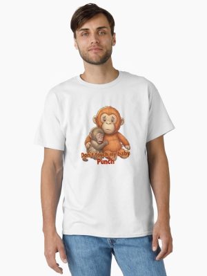 Don't Touch My Baby Punch - Sad Viral Monkey Protection Classic T-Shirt