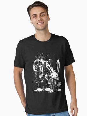 Sam & Max X Pulp Fiction (white) Essential T-Shirt