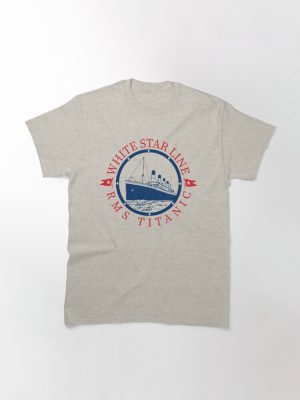 Titanic Captain Vintage Cruise Sinking Ship Atlantic Ocean Voyage  Classic T-Shirt
