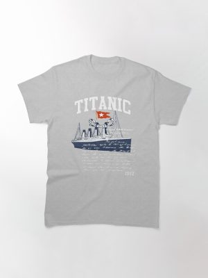 Titanic Vintage Poster Cruise Sinking Ship Atlantic Ocean Voyage  Classic T-Shirt