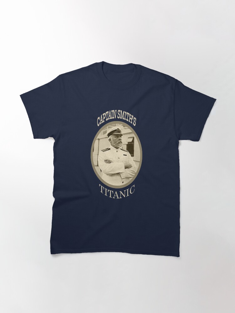 Titanic Sinking Vintage Captain Smith Cruise Ship Atlantic Ocean Voyage Classic T-Shirt