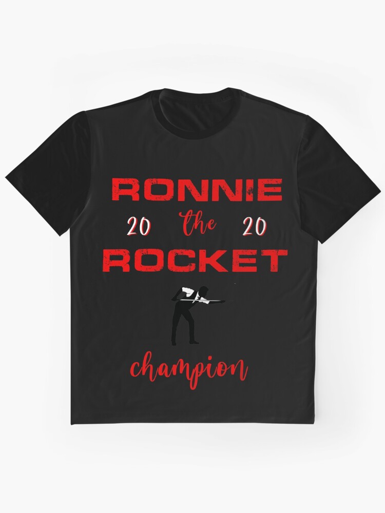 Ronnie O'sullivan 2020 6th Osullivan World Snooker Champion The Rocket Graphic T-Shirt