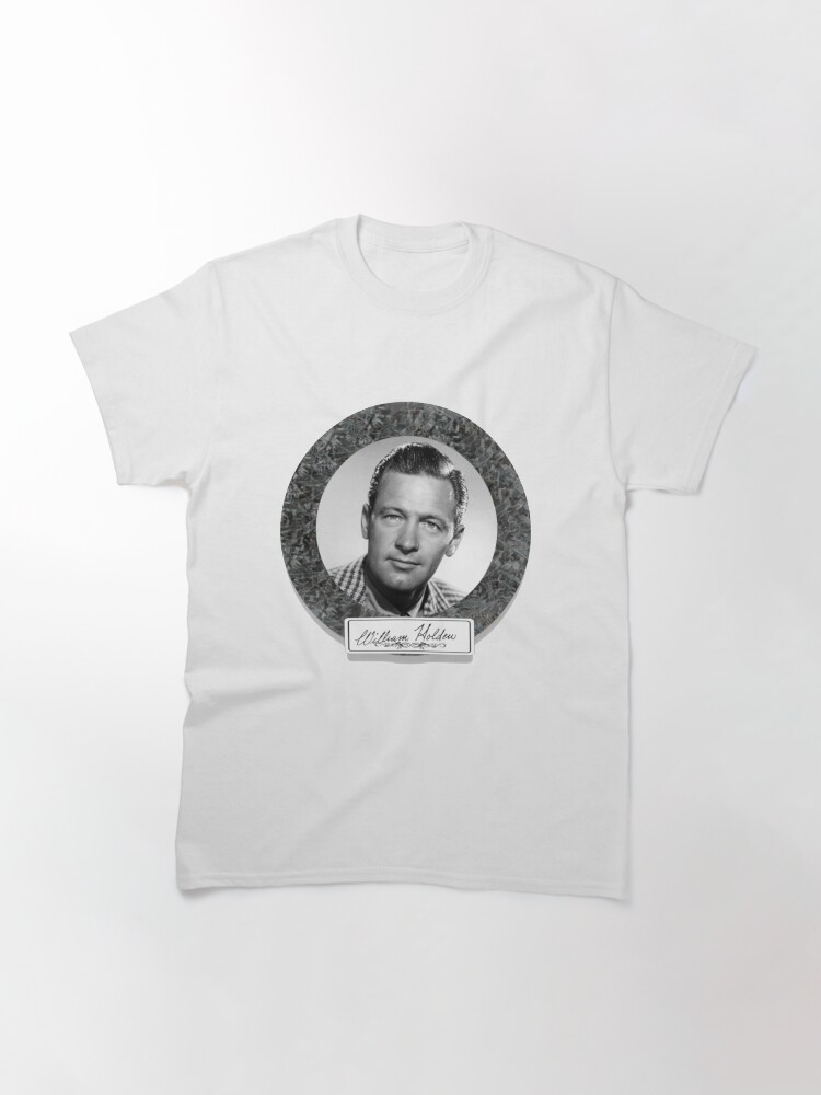 William Holden Classic Movie Star Signature Series Classic T-Shirt