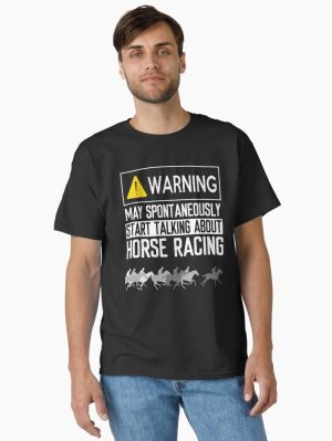 Horse Racing Drinking Derby Barrel Racing Horseback Riding Classic T-Shirt