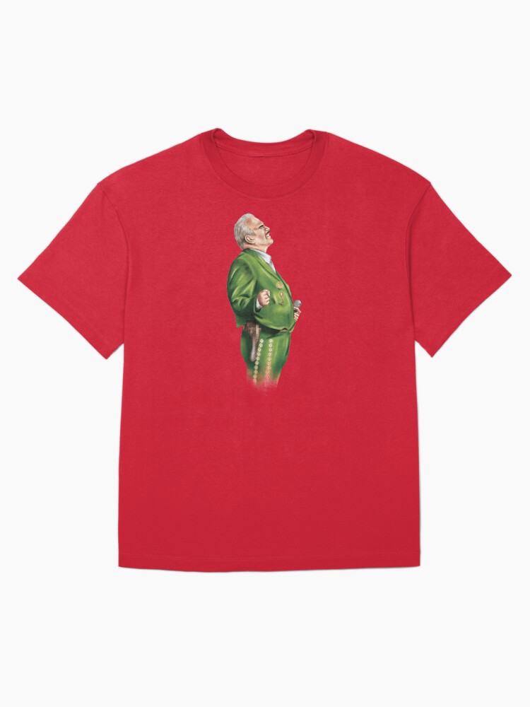 Vicente Fernandez Holding Microphone Oversized T-Shirt