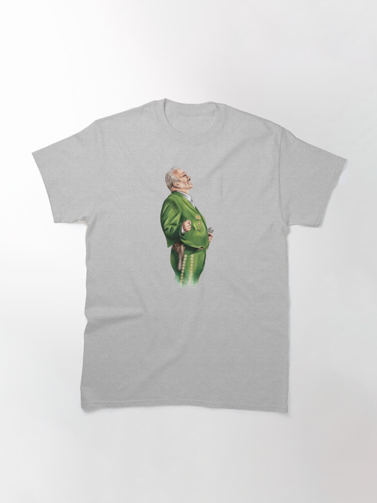 Vicente Fernandez Holding Microphone Classic T-Shirt